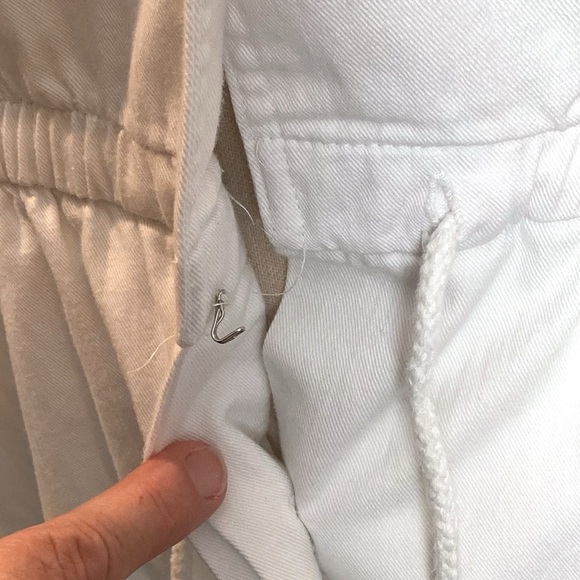 Vintage EJM Limited White Cotton Nautical Style Short Sleeve Dress, Size 8 - Picture 9 of 15